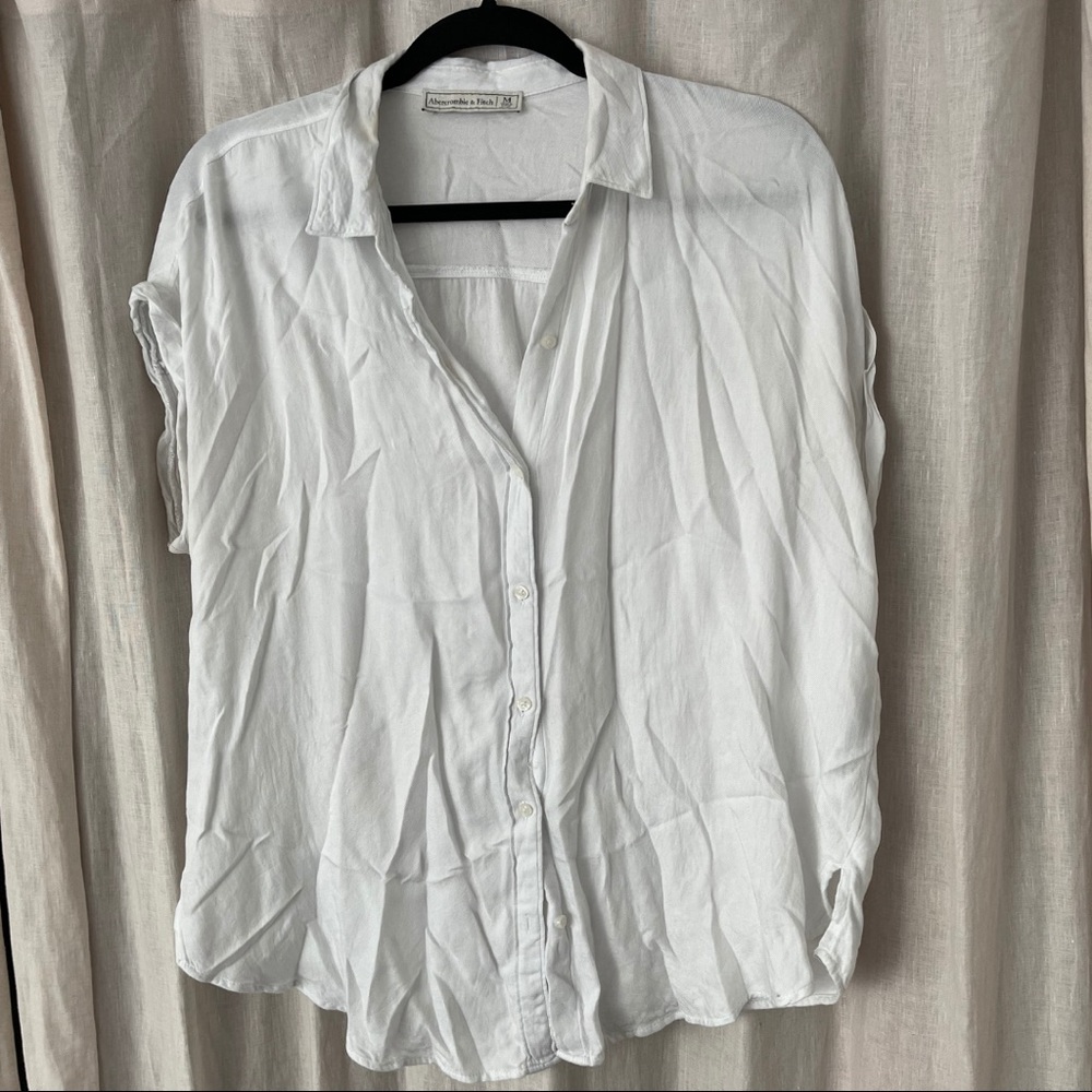 Abercrombie & Fitch | Linen button up Shirt | Size Medium